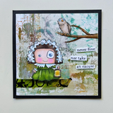 AALL & Create, #959, Florence Nightingale, A7 Photopolymer Clear Stamp Set, Designed by Janet Klein