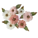 Prima Marketing, Buttons & Keepsakes by Frank Garcia, Sheer Beauties Dimensional Flowers (684761)