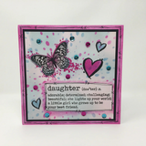 Visible Image, A7 Clear Stamp Set, Daughter Definition (VIS-DTD-01)