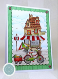 Craft Consortium, Sunday Paws, Clear Stamp, Sand Castle (CCSTMP066)