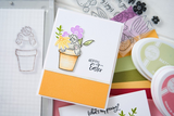 Sizzix Clear Stamps Set By Catherine Pooler 12/Pkg, Bunny Bits & Blooms (666794)