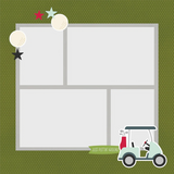 Simple Stories Simple Pages Page Pieces, Golf (15937)