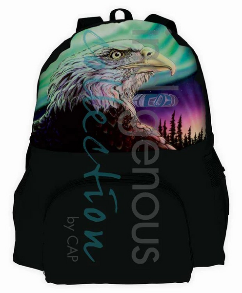 Sky Dance, Sacred Messenger, Foldable Travel Backpack by Amy Keller-Rempp
