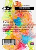 Visible Image, A7 Clear Stamp Set, Son Definition (VIS-SND-01)