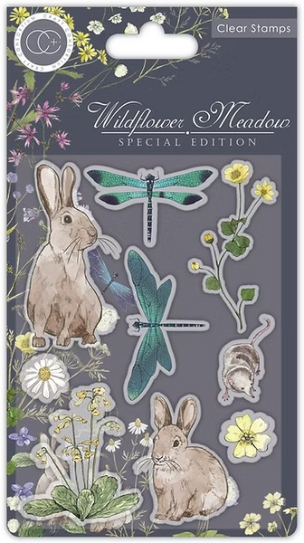 Craft Consortium, Wildflower Meadow, Clear Stamps (CCSTMP076)