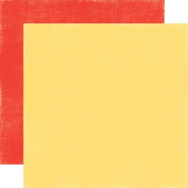Echo Park Paper, Spring, 12"x12" Double-Sided Cardstock, Yellow/Red (SP101019)