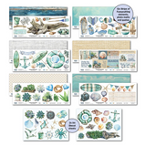3Quarter Designs, Coastal Boardwalk, 12x12 Design Paper & Diecuts Set