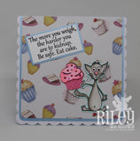 Riley & Company, Rubber Stamps, Eat Cake