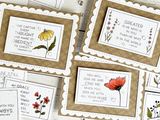 Taylored Expressions, Clipboard Calendar Cards, In the Word (TEPP185)