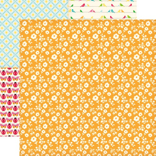 Echo Park Paper, Country Drive, Double-Sided Cardstock 12"X12", Sundress (CD16007)