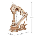 ROKR 3D Wooden Puzzle, Magic Harp Music Box