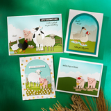 Spellbinders, Clear Stamp & Die Set, Counting Sheep (SDS-200)