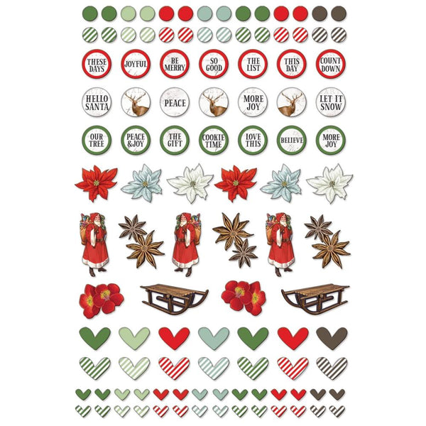 49 And Market Epoxy Stickers, Wishing Bubble, Evergreen Season (ES-28584)