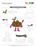 Spellbinders Etched Dies from the Dancin' Christmas Collection, Dancin' Figgy Pudding (S4-1315)