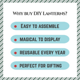 CrafTreat DIY Paper Lanterns, Christmas Tree