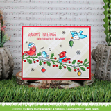 Lawn Fawn, Lawn Fawn Stamps & Dies Bundle, Winter Birds (LF3225 & LF3226)