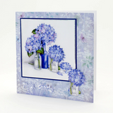 Katy Sue, Die Cut Decoupage, Blue Hydrangeas (Pack Of 3)