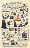 Graphic 45, Ephemera Set, BOOtiful Greetings (4503304)