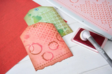 Sizzix A4 (8"x10") Stencil by 49 & Market, Petal Play (667061)