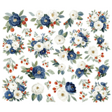 Simple Stories Floral Bits & Pieces Die Cuts, Simple Vintage Sand & Sea (26928)