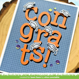 Lawn Fawn, Stamps & Dies Bundle, All The Grad Caps (LF4079 & LF4080)
