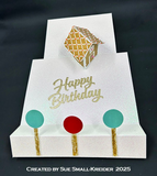 Karen Burniston, Dies, Gingerbread Tiny House  Add-Ons (1173)