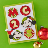 Spellbinders Etched Dies, Say Cheese Classic Mouse Christmas, Classic Mouse Christmas Embellishments (S4-1496)