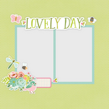 Simple Stories Simple Pages Page Pieces, Tea Garden (24127)