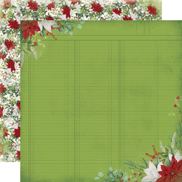 Simple Stories, Simple Vintage Believe Double-Sided Cardstock 12"X12", Making A List (#25507)