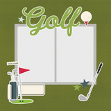 Simple Stories Simple Pages Page Pieces, Golf (15937)