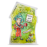 AALL & Create, #TP-1386, Holi-Done Dee, A7 Clear Stamp, Designed by Janet Klein