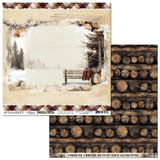 49 And Market, Timber And Tweed, Double-Sided Cardstock 12"X12", Alpine Retreat (DTT-34653)
