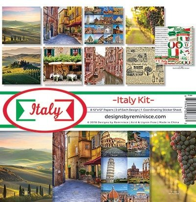 Reminisce Collection Kit 12"X12", Italy Kit (IT-200)
