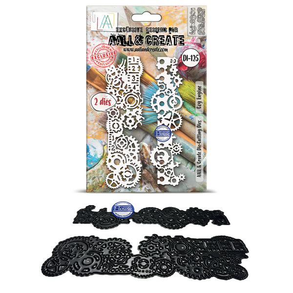 AALL And Create, Die-cutting Die Set, #DI-125, Cog Engine