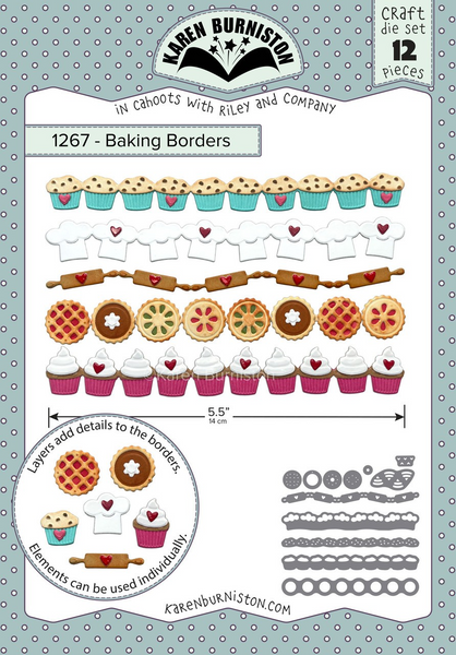 Karen Burniston Dies, Baking Borders (1267)