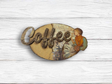 Stamperia, MDF Crafty Shapes, Coffee And Chocolate, Cup And Plate (KLSM70)