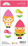 Doodlebug, Stand Alone Doodle Cuts Dies, Gnomies (7973)
