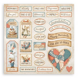 Stamperia Single-Sided Paper Pad 12"X12" 22/Pkg, Family (SBBXLB33)