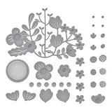Spellbinders, Etched Dies, Floral Reflection (S4-1258)