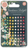 Craft Consortium, Gardeners Delight Premium Collection, Adhesive Enamel Dots (CCADOT023)