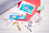 Sizzix Clear Stamps Set By Catherine Pooler 29/Pkg, Synchronized Swimmers (666658)