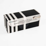 49 And Market, Curators Fabric Tape Set 4/Rolls, All Black Assortment (C-36806)