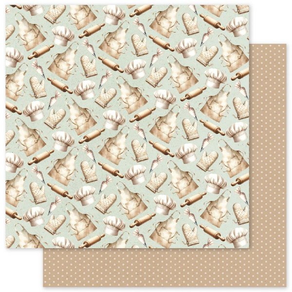 Paper Rose, 12X12 Double Sided Paper, Heart & Home - B (35881)