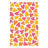Spellbinders 3D Embossing Folder & Stencil by Simon Hurley, Puffy Hearts (BD-1018)