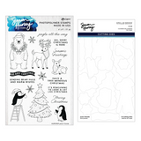 Spellbinders, Polar Friends Stamp & Die Bundle by Simon Hurley (BD-1096)