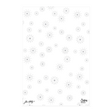 Sizzix, 2D Texture Fades A5 Embossing Folder, Vault Sparkle Stars by Tim Holtz (667250)