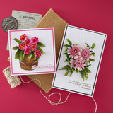 Spellbinders, Tassel Flower and Ladybugs Etched Dies by Susan Tierney-Cockburn (S4-1482)
