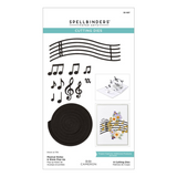 Spellbinders, Musical Notes & Stave Pop-Up Etched Dies by Bibi Cameron (S5-687)