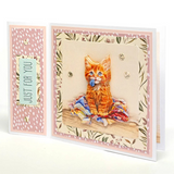 Katy Sue, Crafty Kittens Die Cut Topper & Decoupage Collection