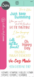 Sizzix Clear Stamps Set By Catherine Pooler 10/Pkg, Va-Cay Mode (666657)
